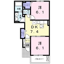 アンジールの物件間取画像